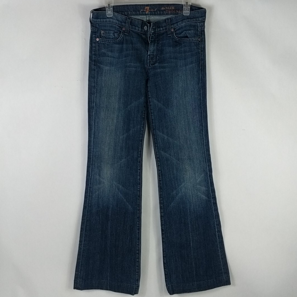 7 for all mankind womens jean the slim trouser 28
